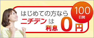 100日間金利0円